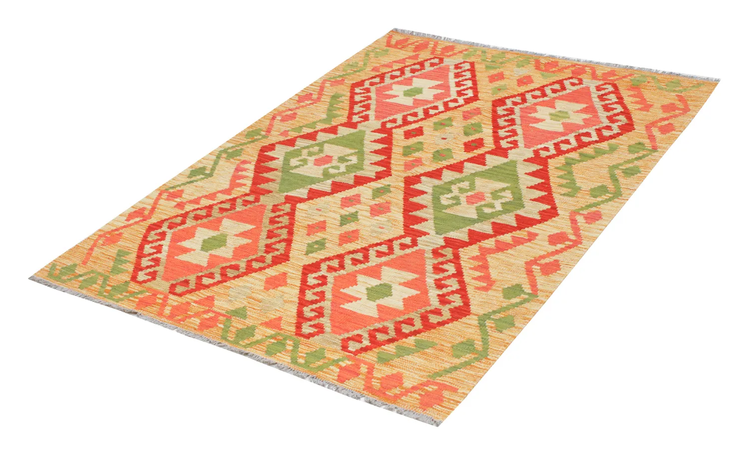 Dywan Orientalny - Vegi Kelim Hand Woven - 129 x 177 cm