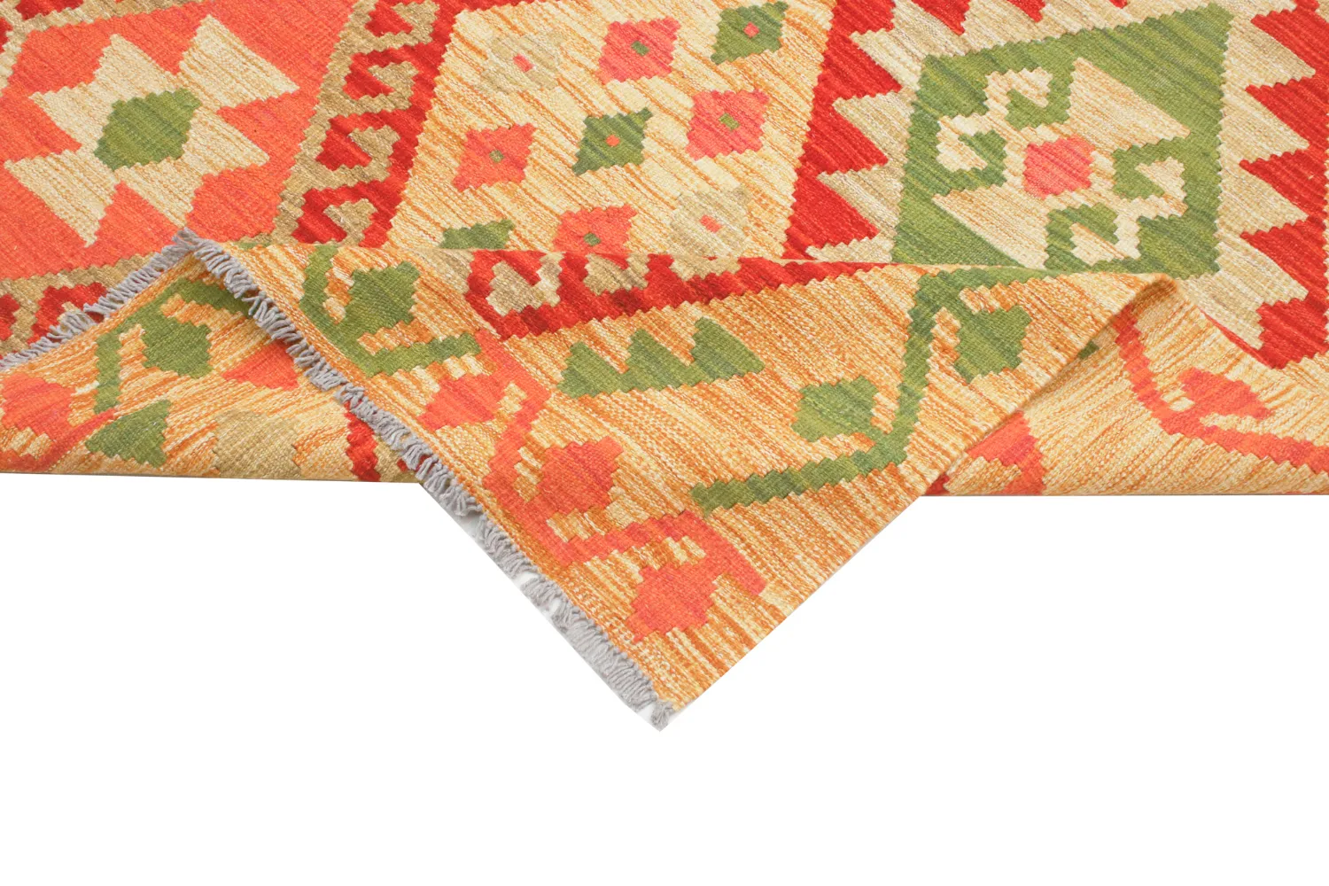 Dywan Orientalny - Vegi Kelim Hand Woven - 129 x 177 cm