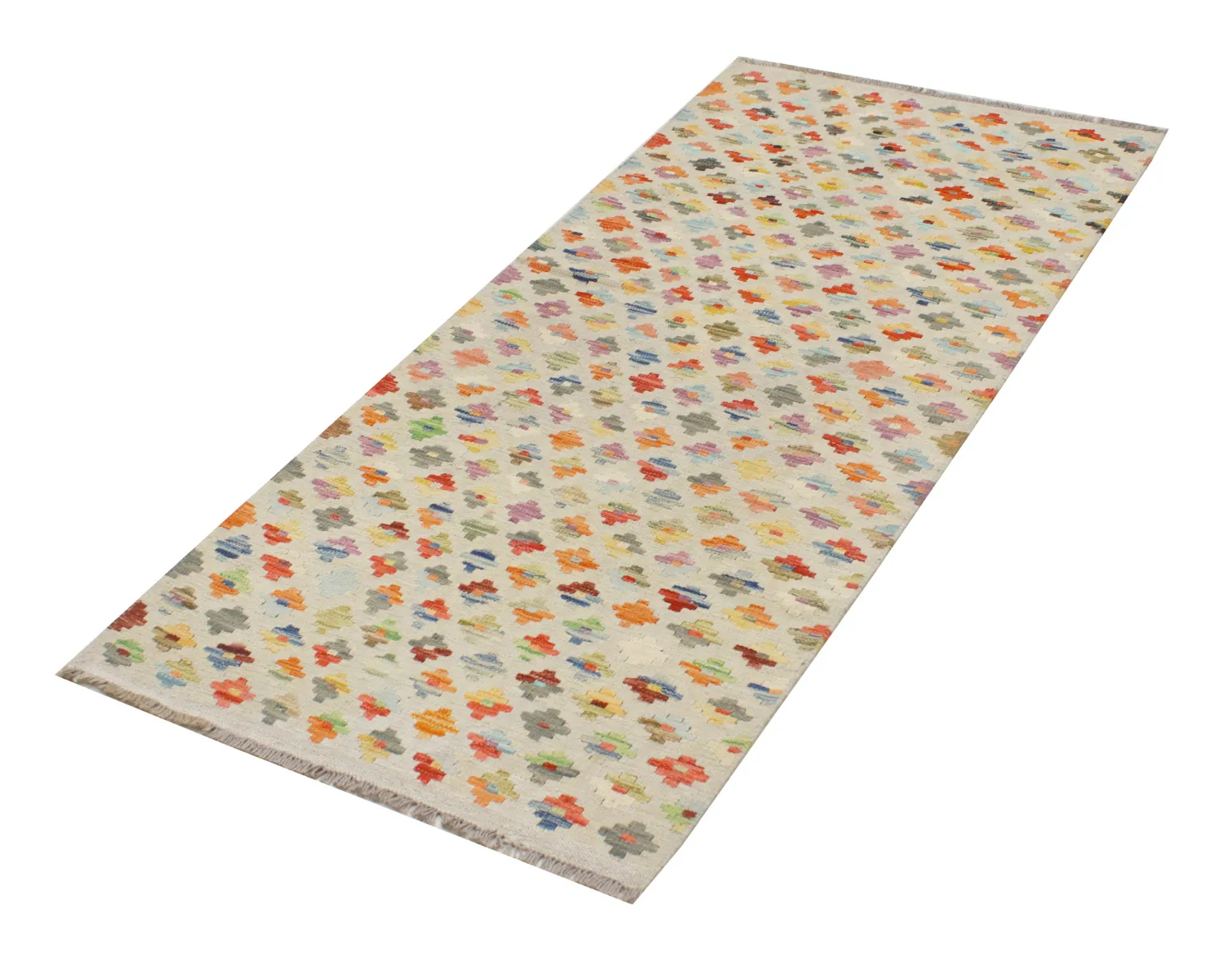 Dywan Orientalny - Vegi Kelim Hand Woven - 77 x 197 cm