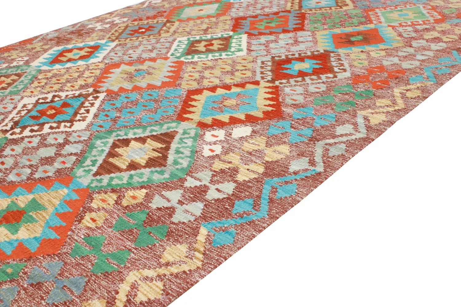 Dywan Orientalny - Vegi Kelim Hand Woven - 174 x 241 cm