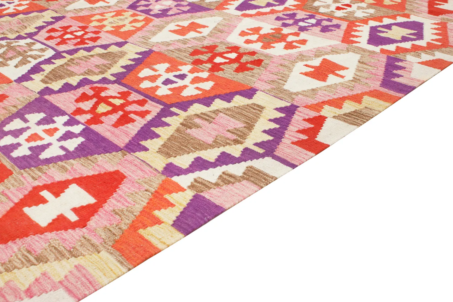 Dywan Orientalny - Vegi Kelim Hand Woven - 251 x 300 cm