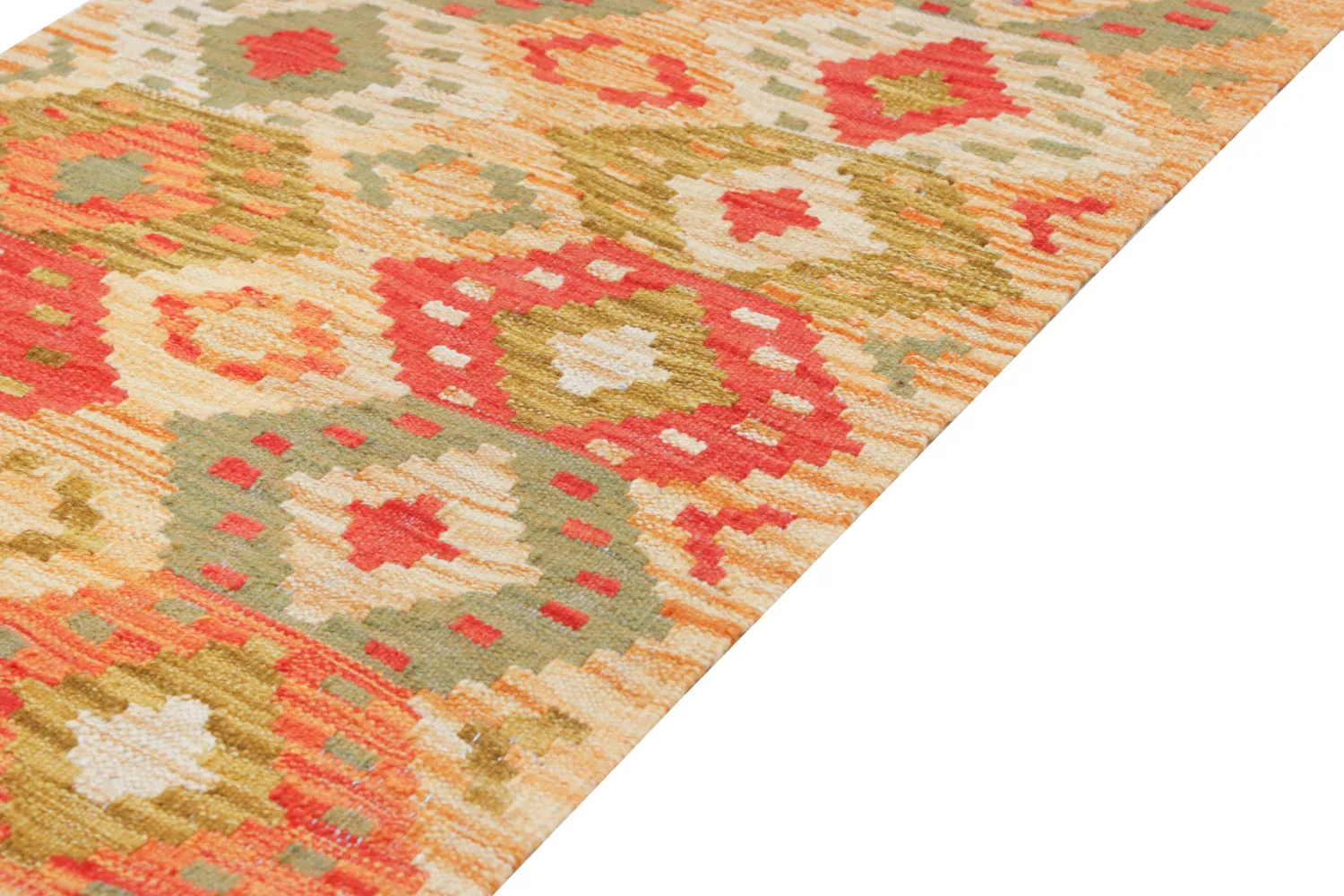Dywan Orientalny - Vegi Kelim Hand Woven - 54 x 86 cm