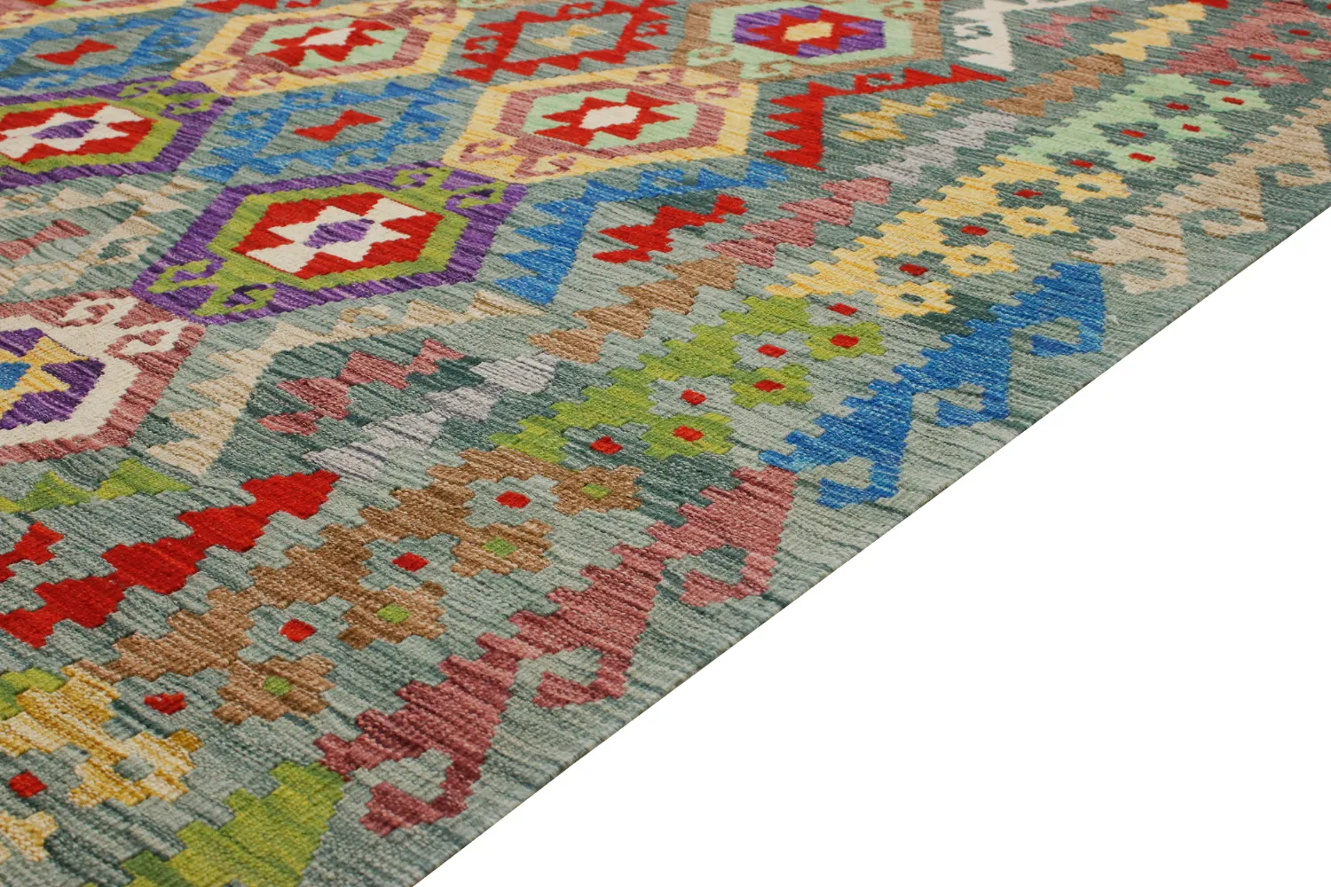 Dywan Orientalny - Vegi Kelim Hand Woven - 199 x 290 cm