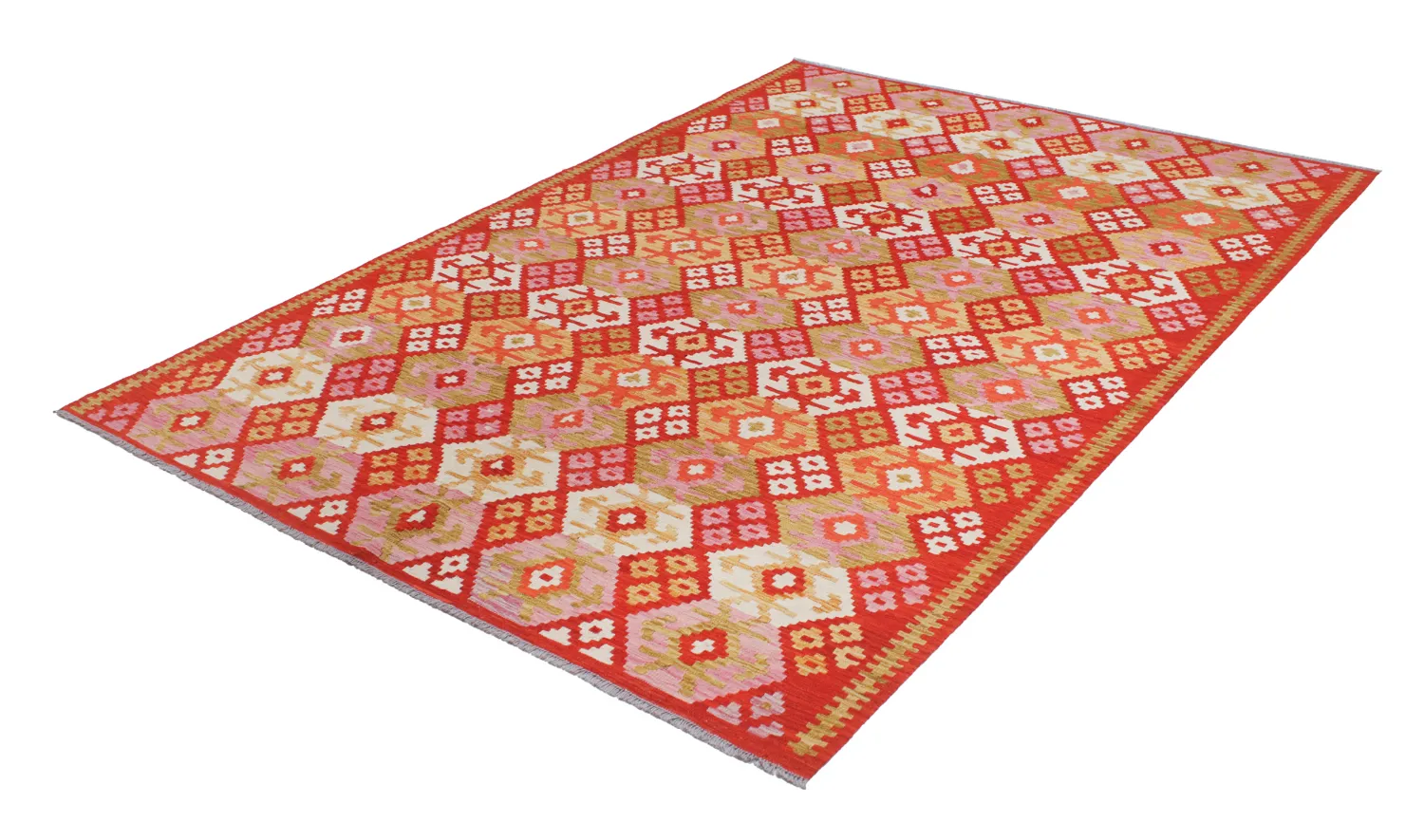 Dywan Orientalny - Vegi Kelim Hand Woven - 207 x 294 cm