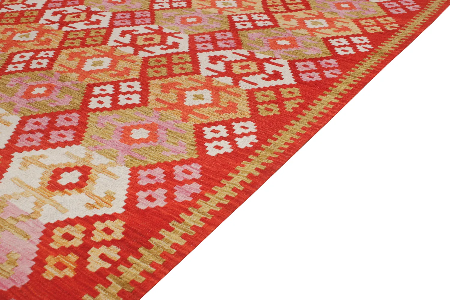 Dywan Orientalny - Vegi Kelim Hand Woven - 207 x 294 cm