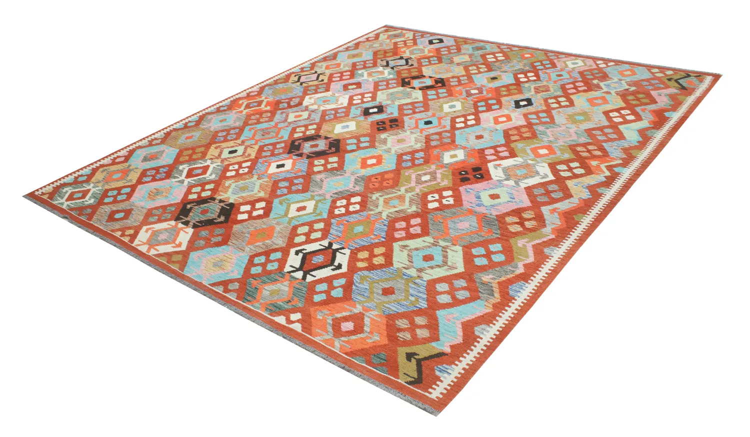 Dywan Orientalny - Vegi Kelim Hand Woven - 253 x 295 cm