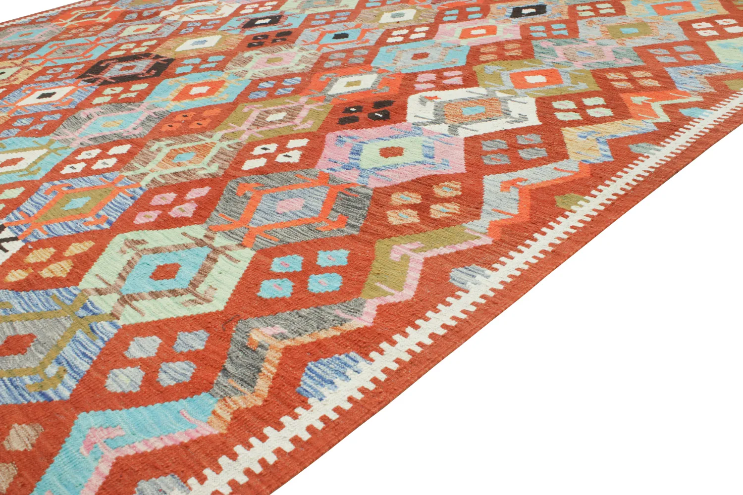 Dywan Orientalny - Vegi Kelim Hand Woven - 253 x 295 cm
