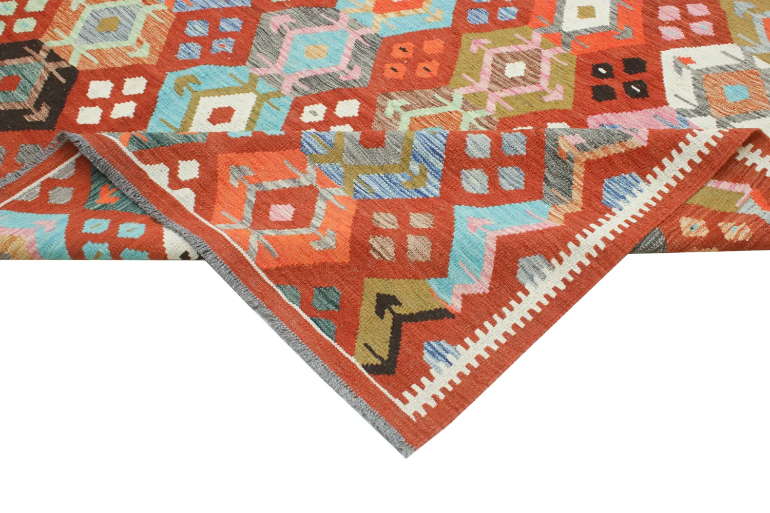 Dywan Orientalny - Vegi Kelim Hand Woven - 253 x 295 cm