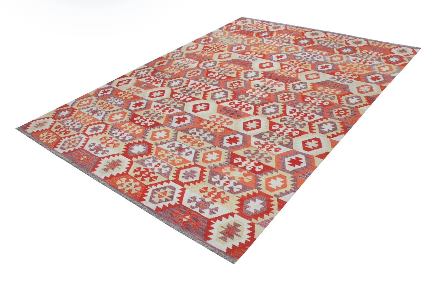 Dywan Orientalny - Vegi Kelim Hand Woven - 248 x 352 cm