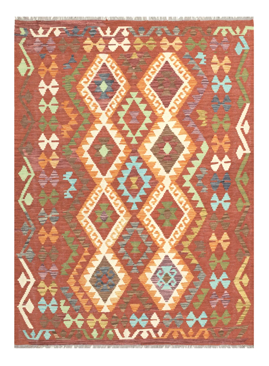 Dywan Orientalny - Vegi Kelim Hand Woven - 130 x 176 cm