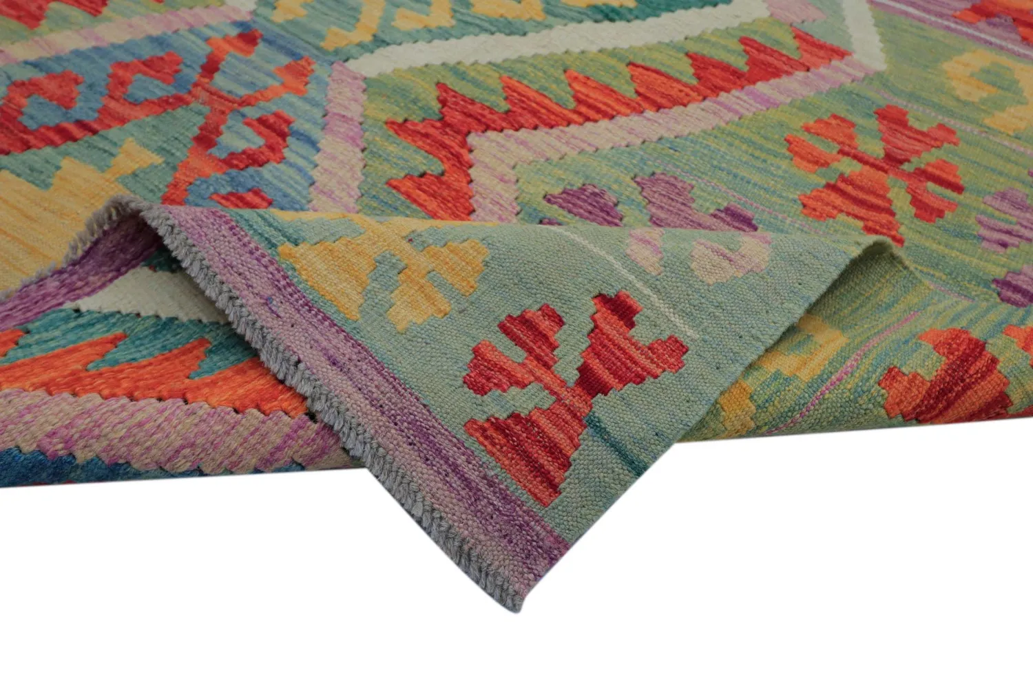 Dywan Orientalny - Vegi Kelim Hand Woven - 200 x 293 cm