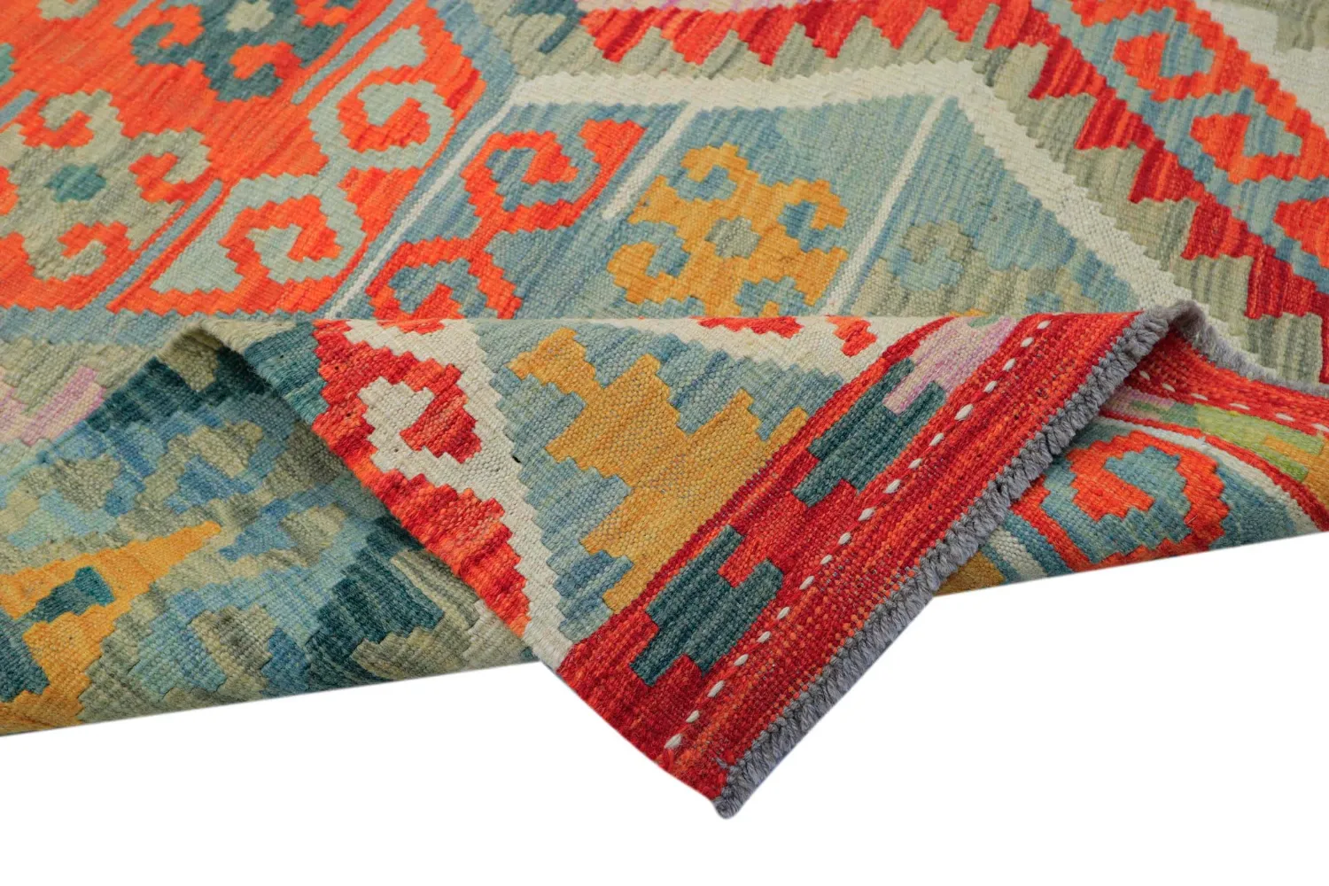 Dywan Orientalny - Vegi Kelim Hand Woven - 171 x 253 cm