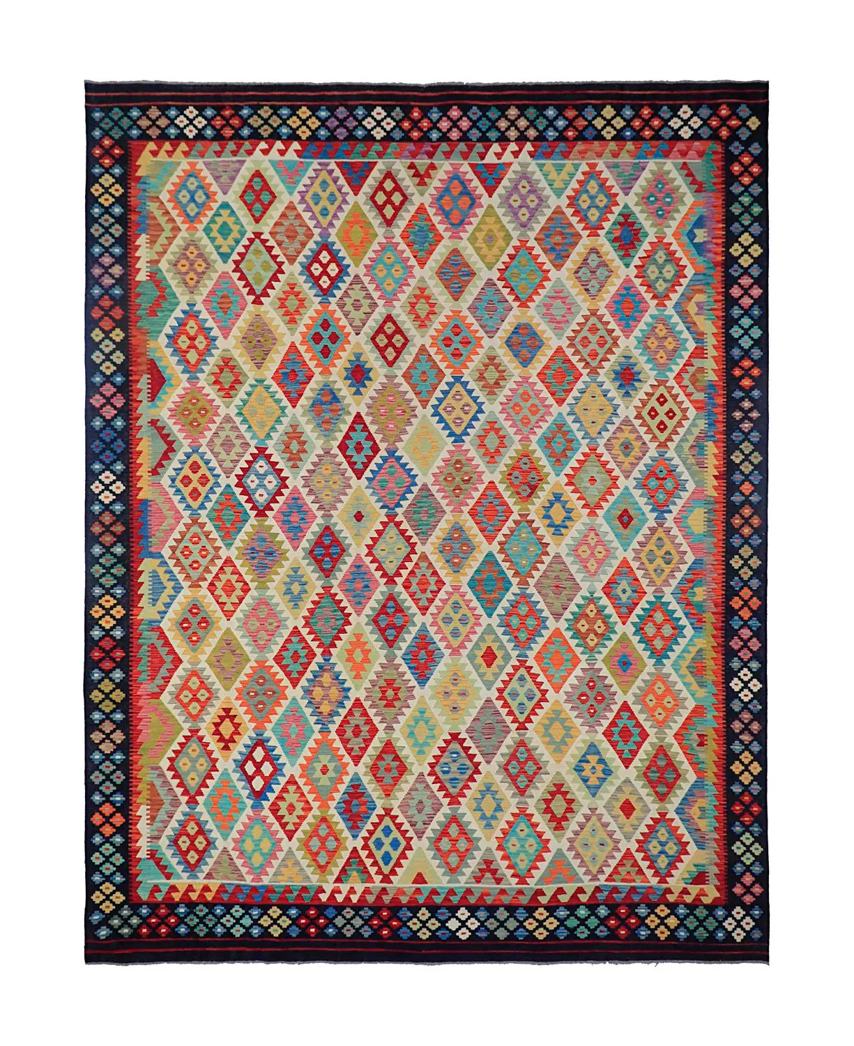 Dywan Orientalny - Vegi Kelim Hand Woven - 303 x 393 cm