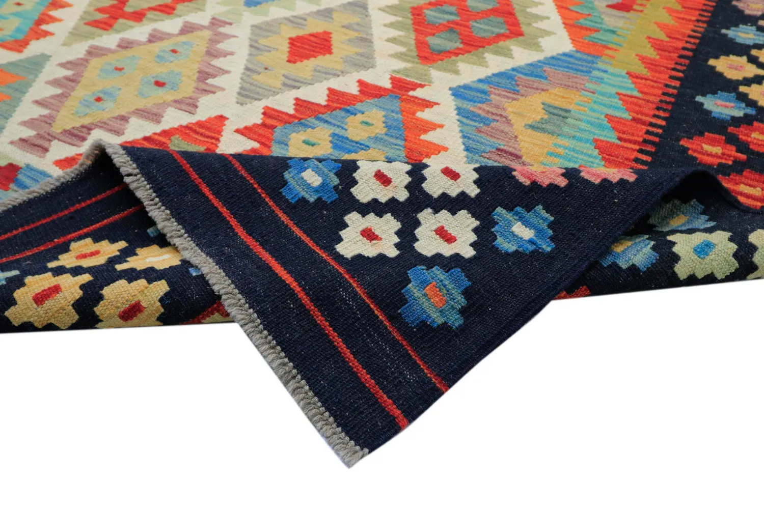 Dywan Orientalny - Vegi Kelim Hand Woven - 303 x 393 cm