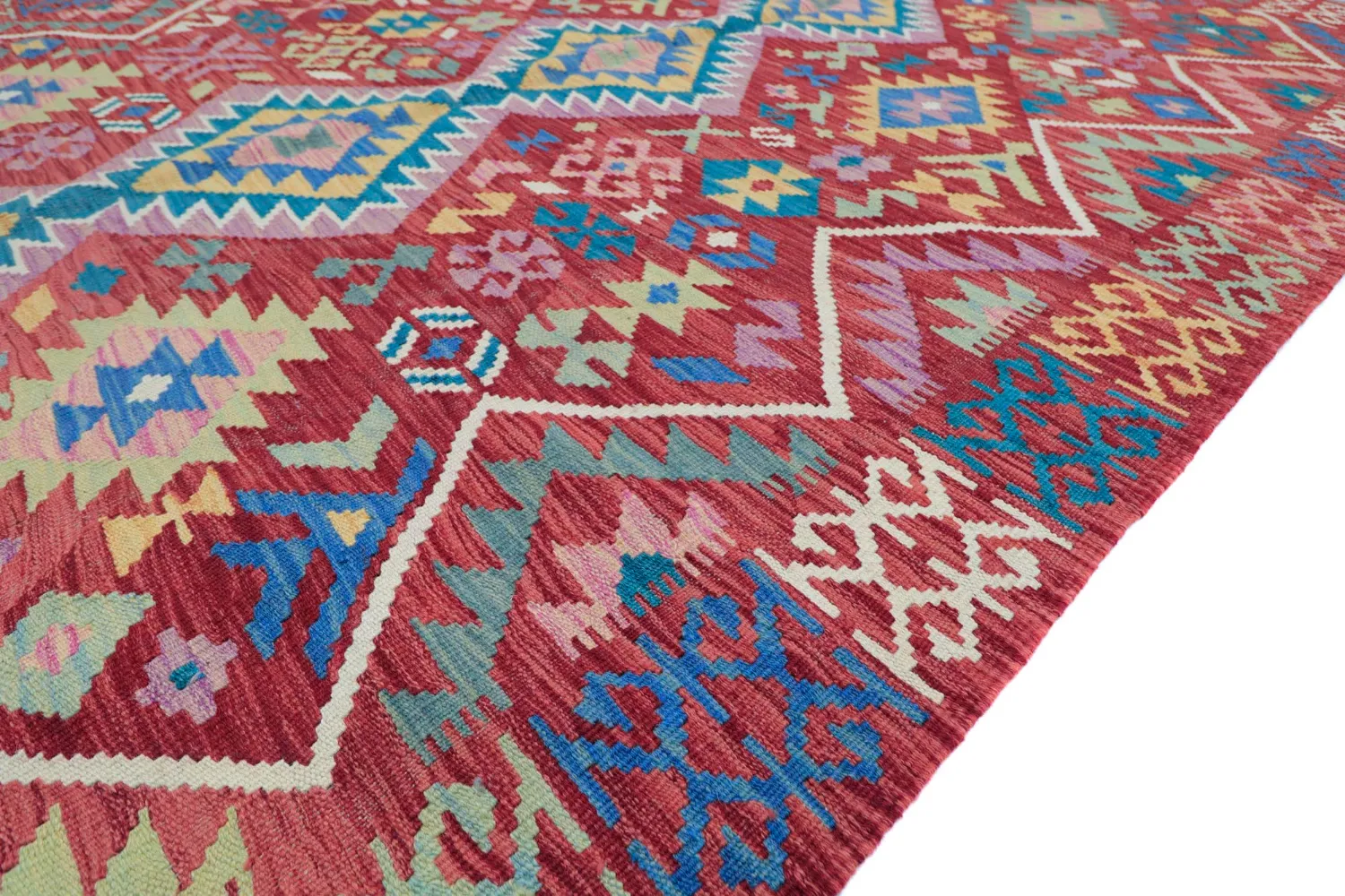 Dywan Orientalny - Vegi Kelim Hand Woven - 161 x 243 cm