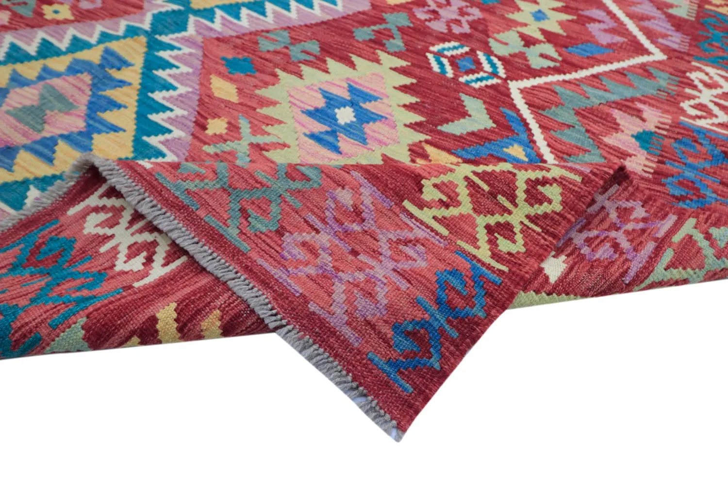 Dywan Orientalny - Vegi Kelim Hand Woven - 161 x 243 cm