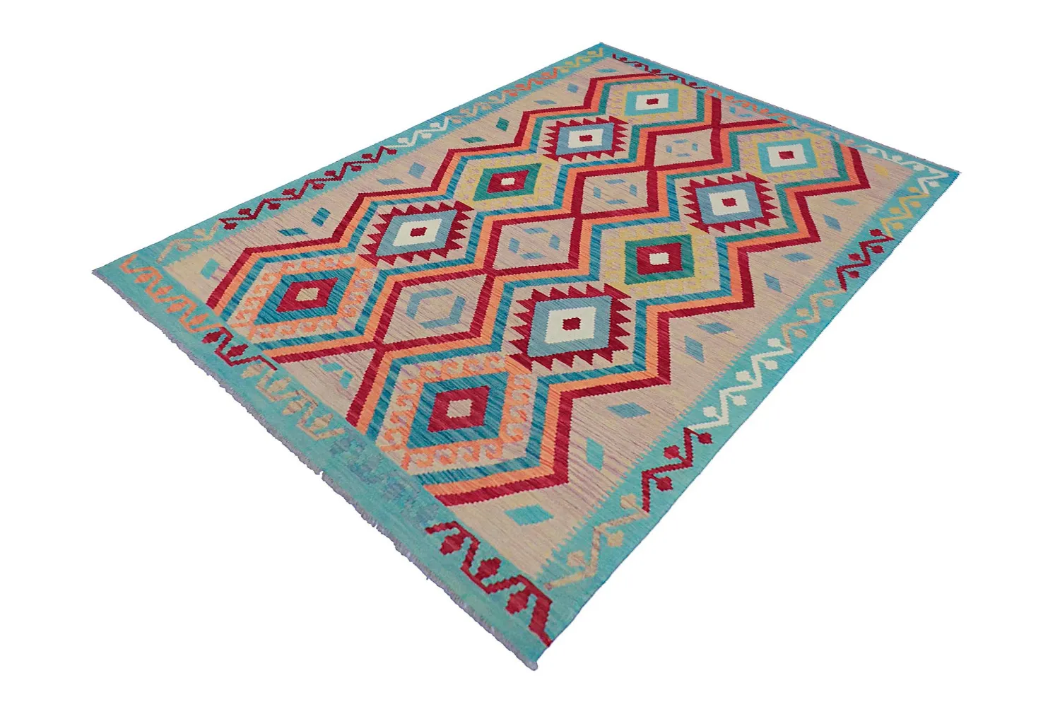 Dywan Orientalny - Vegi Kelim Hand Woven - 175 x 247 cm