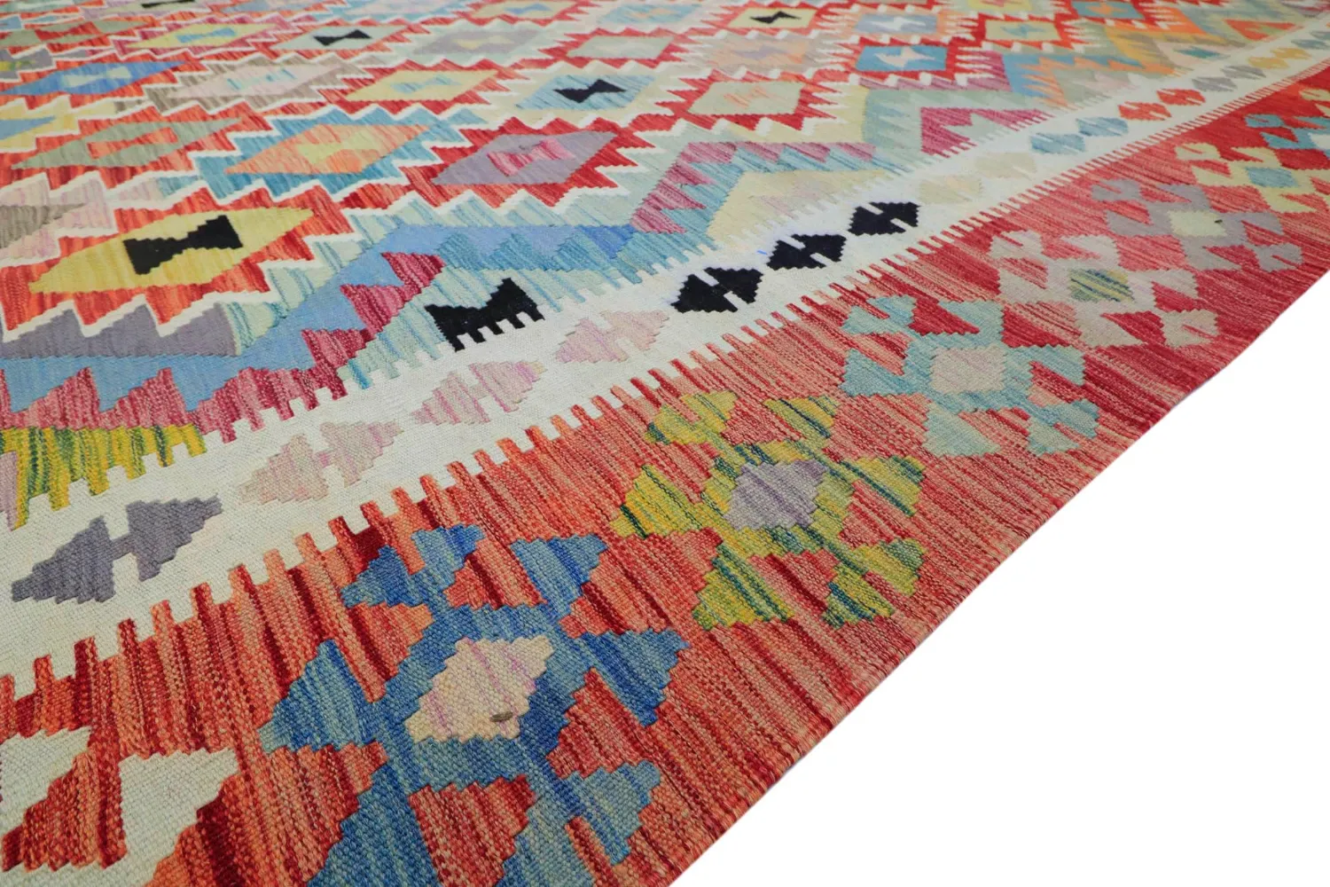 Dywan Orientalny - Vegi Kelim Hand Woven - 323 x 415 cm