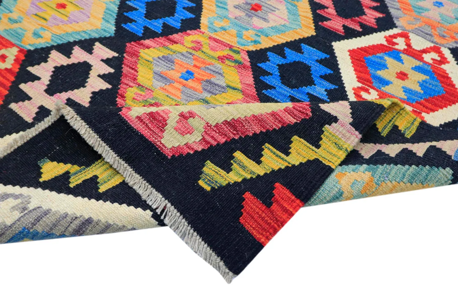 Dywan Orientalny - Vegi Kelim Hand Woven - 204 x 294 cm