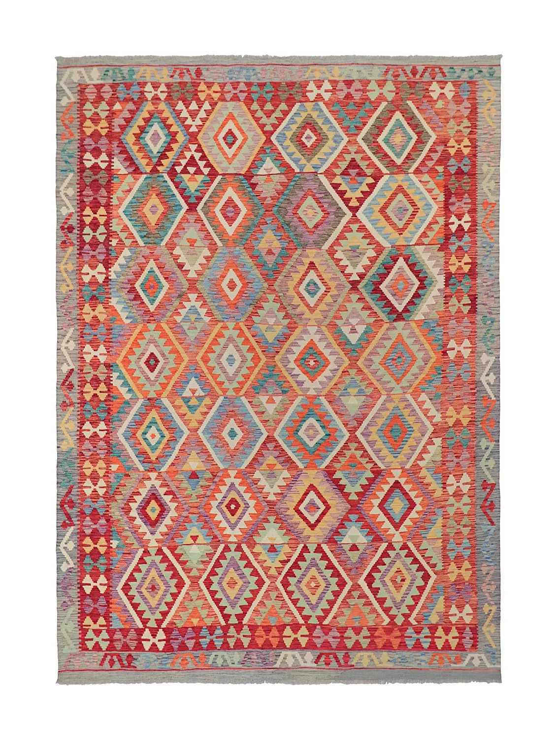 Dywan Orientalny - Vegi Kelim Hand Woven - 200 x 286 cm