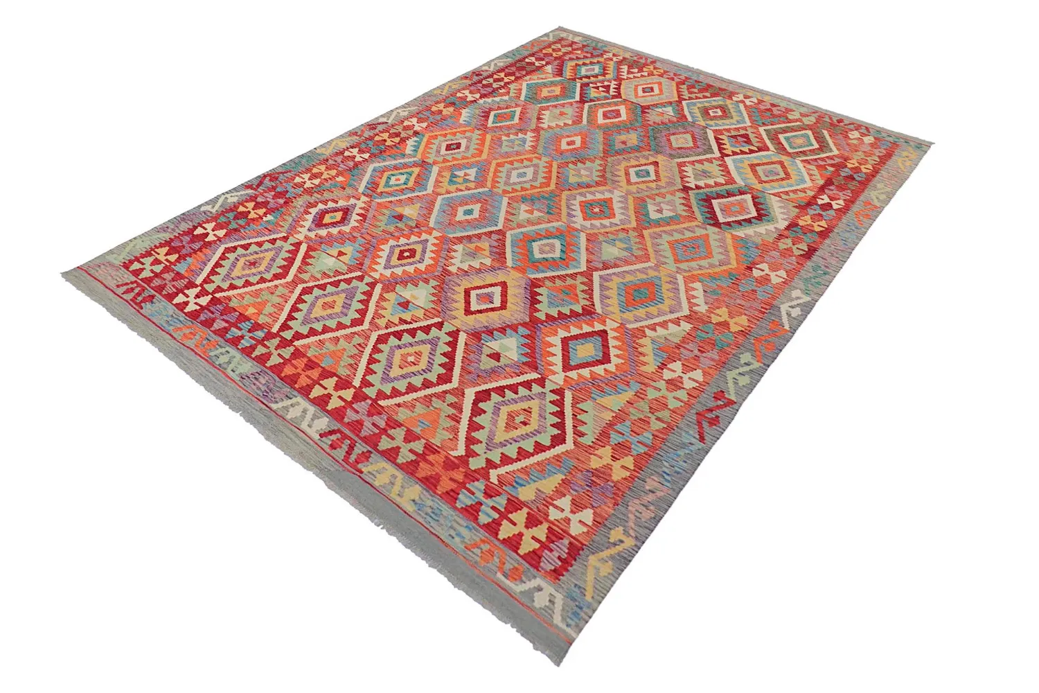 Dywan Orientalny - Vegi Kelim Hand Woven - 200 x 286 cm