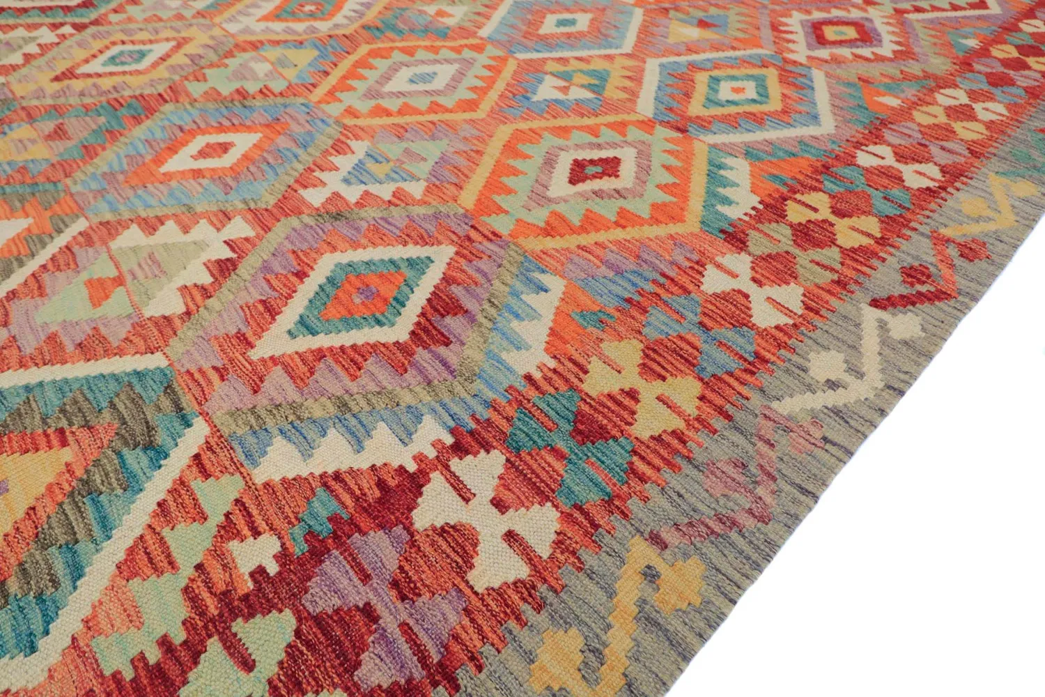 Dywan Orientalny - Vegi Kelim Hand Woven - 200 x 286 cm