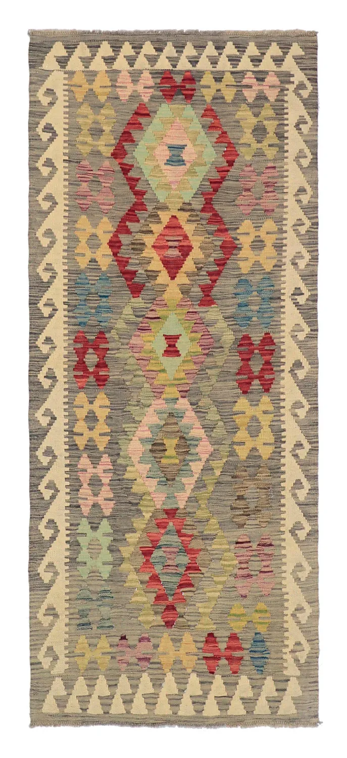 Dywan Orientalny - Vegi Kelim Hand Woven - 81 x 199 cm