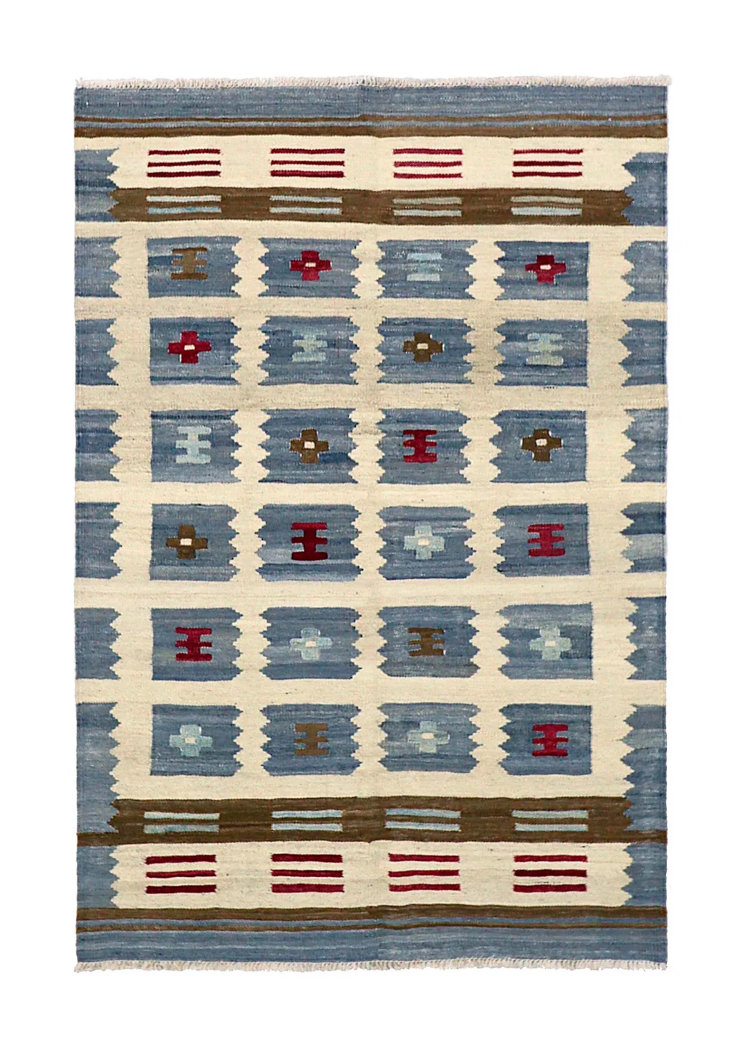 Dywan Orientalny - Vegi Kelim Hand Woven - 100 x 148 cm