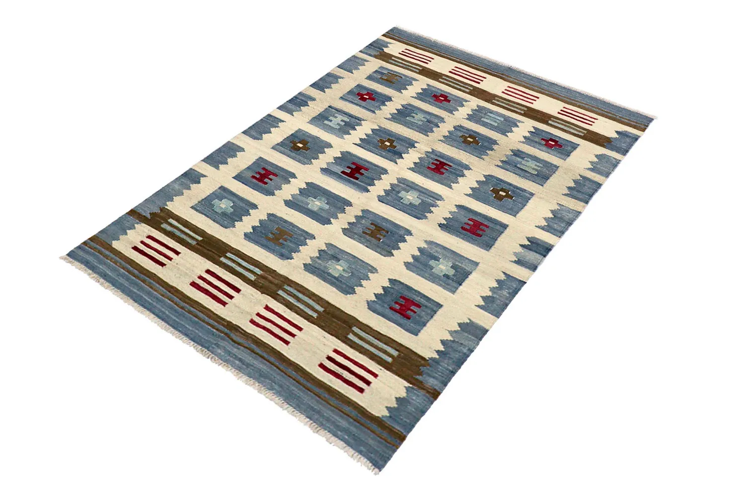 Dywan Orientalny - Vegi Kelim Hand Woven - 100 x 148 cm