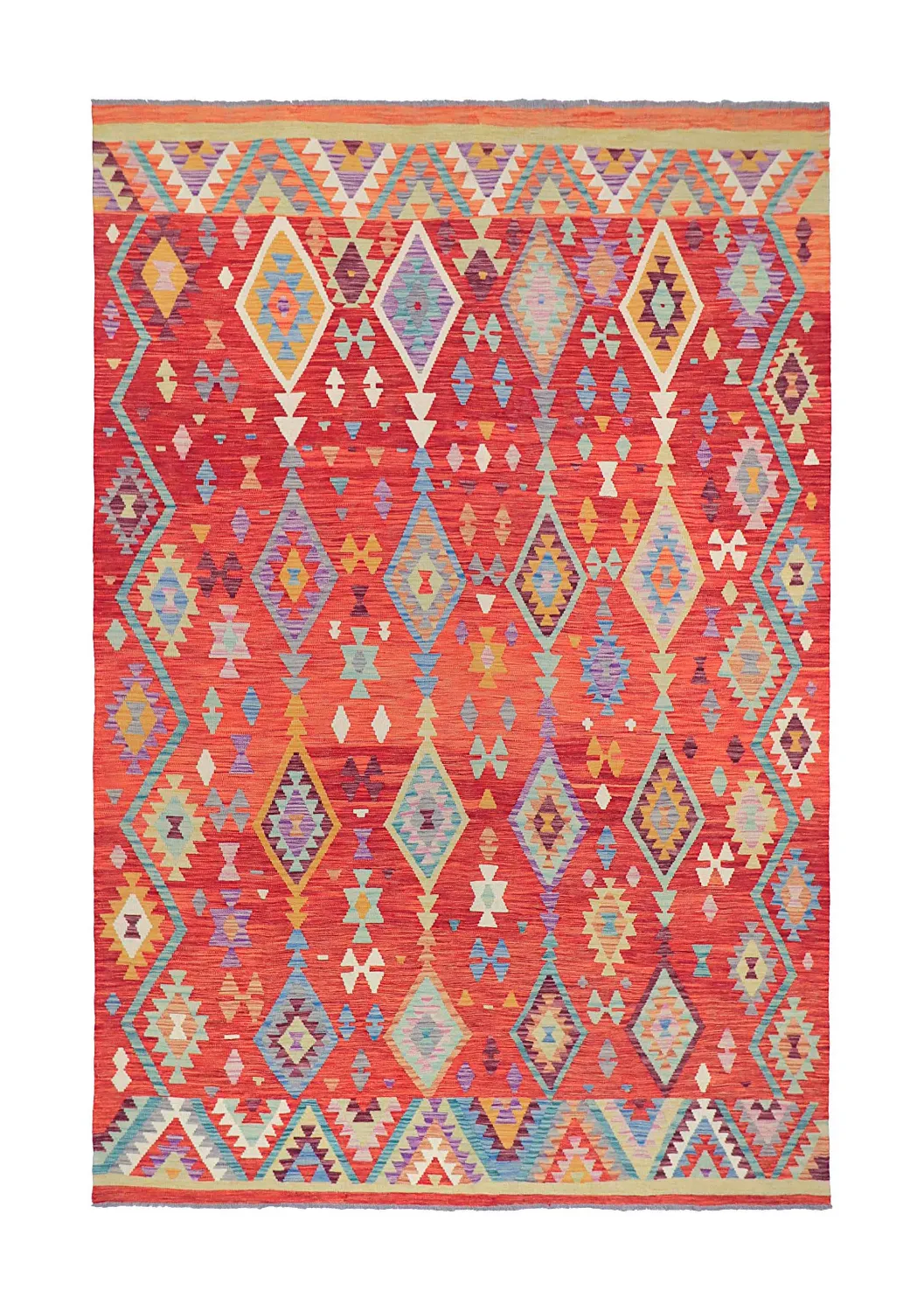 Dywan Orientalny - Vegi Kelim Hand Woven - 203 x 299 cm