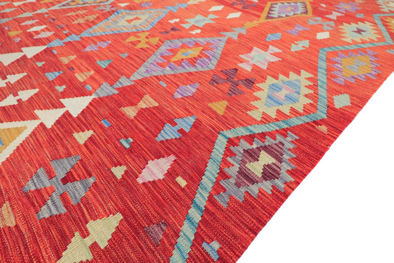 Dywan Orientalny - Vegi Kelim Hand Woven - 203 x 299 cm