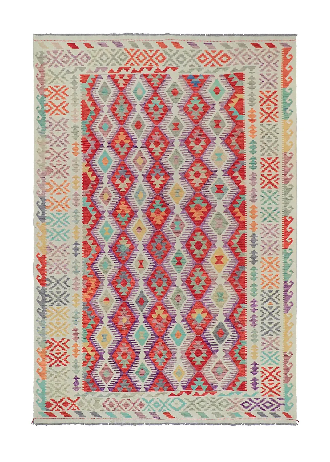 Dywan Orientalny - Vegi Kelim Hand Woven - 200 x 295 cm