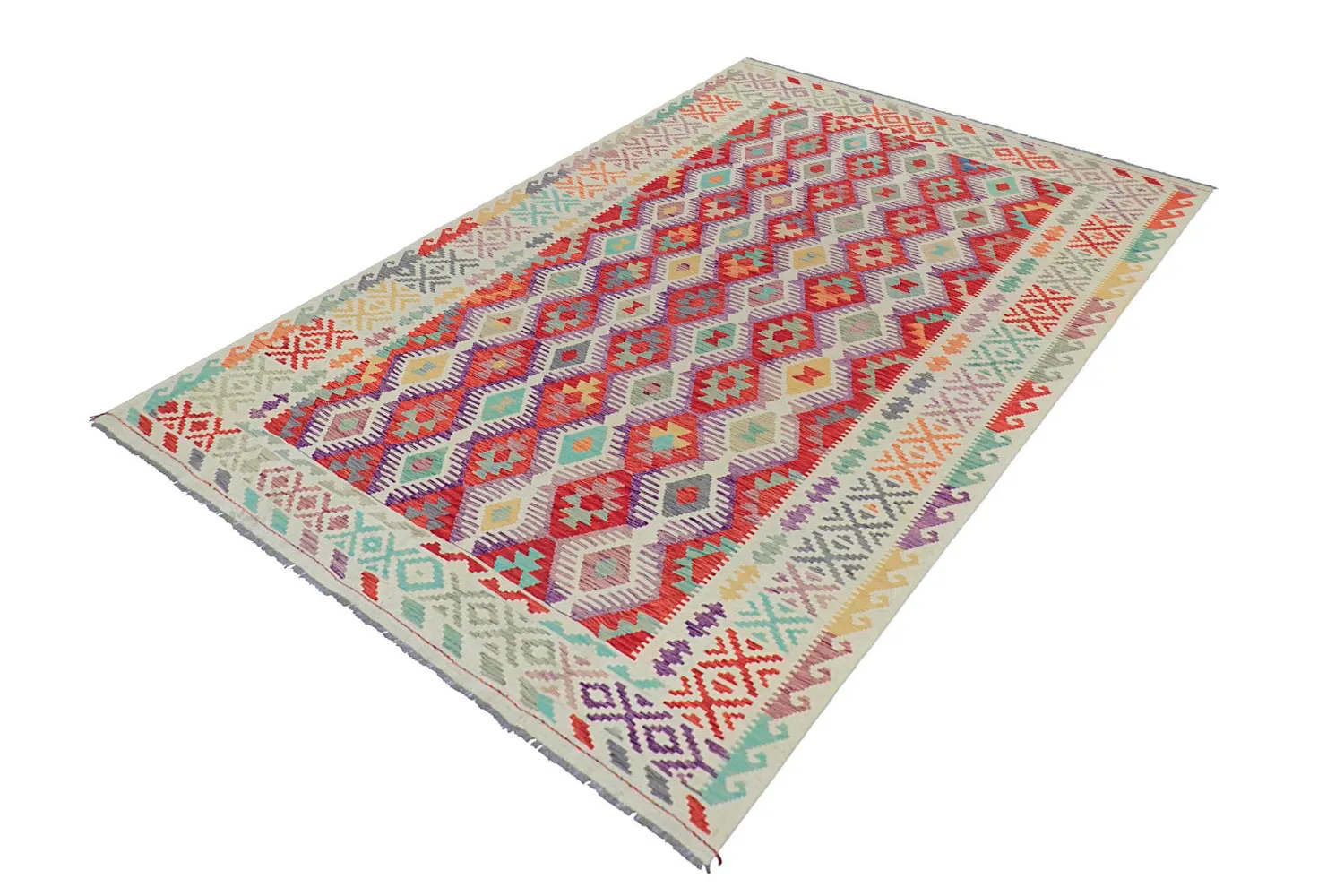 Dywan Orientalny - Vegi Kelim Hand Woven - 200 x 295 cm