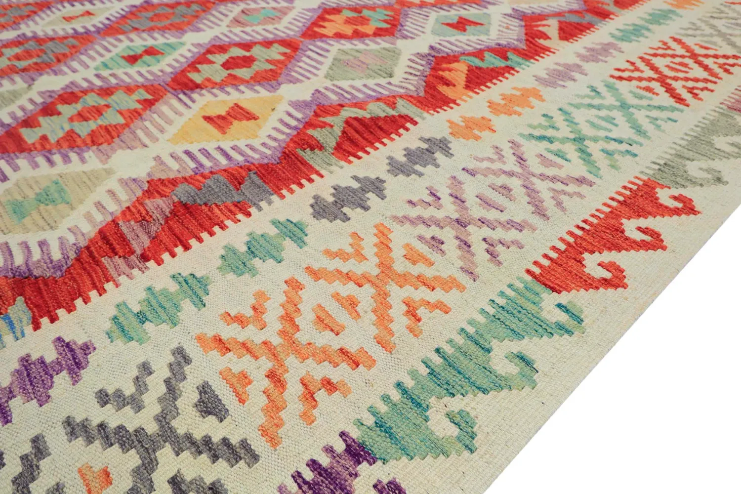Dywan Orientalny - Vegi Kelim Hand Woven - 200 x 295 cm