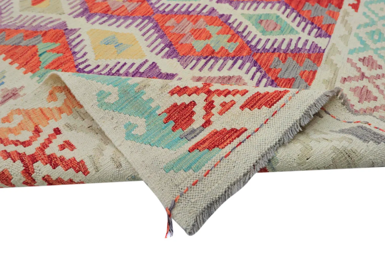 Dywan Orientalny - Vegi Kelim Hand Woven - 200 x 295 cm