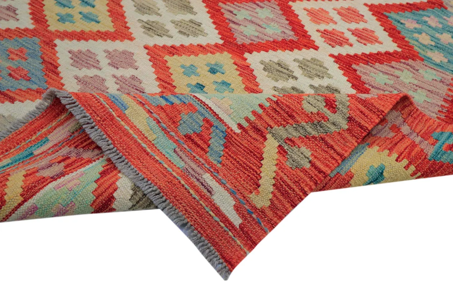 Dywan Orientalny - Vegi Kelim Hand Woven - 174 x 250 cm