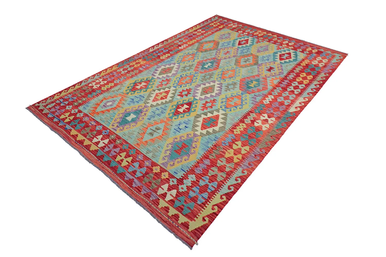 Dywan Orientalny - Vegi Kelim Hand Woven - 199 x 295 cm