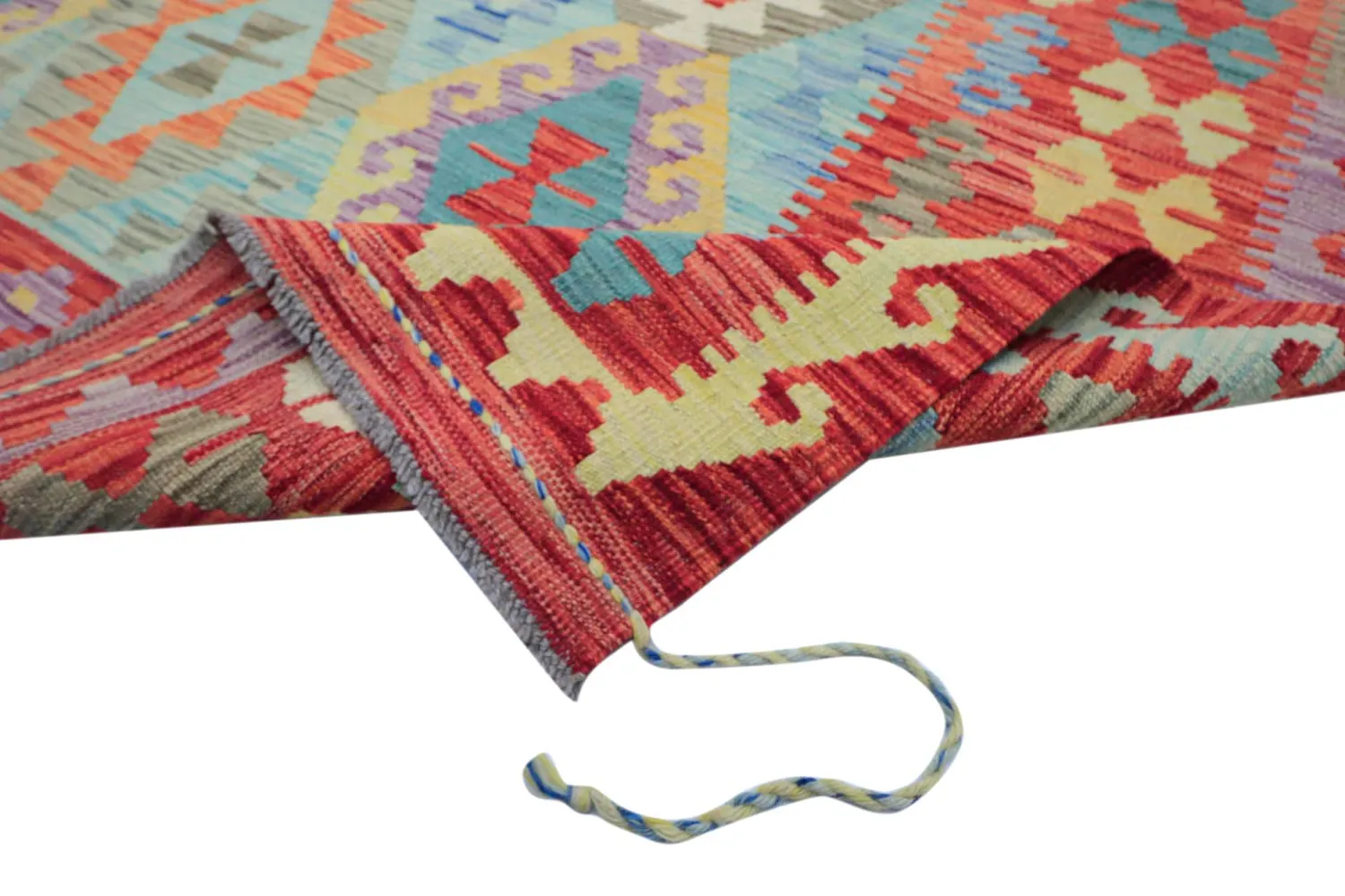 Dywan Orientalny - Vegi Kelim Hand Woven - 199 x 295 cm