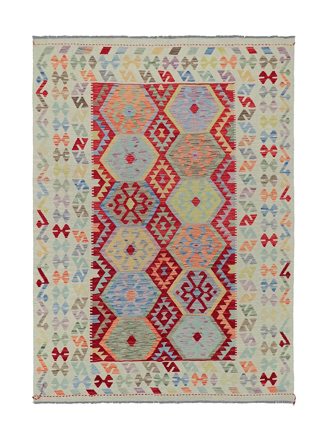 Dywan Orientalny - Vegi Kelim Hand Woven - 176 x 247 cm