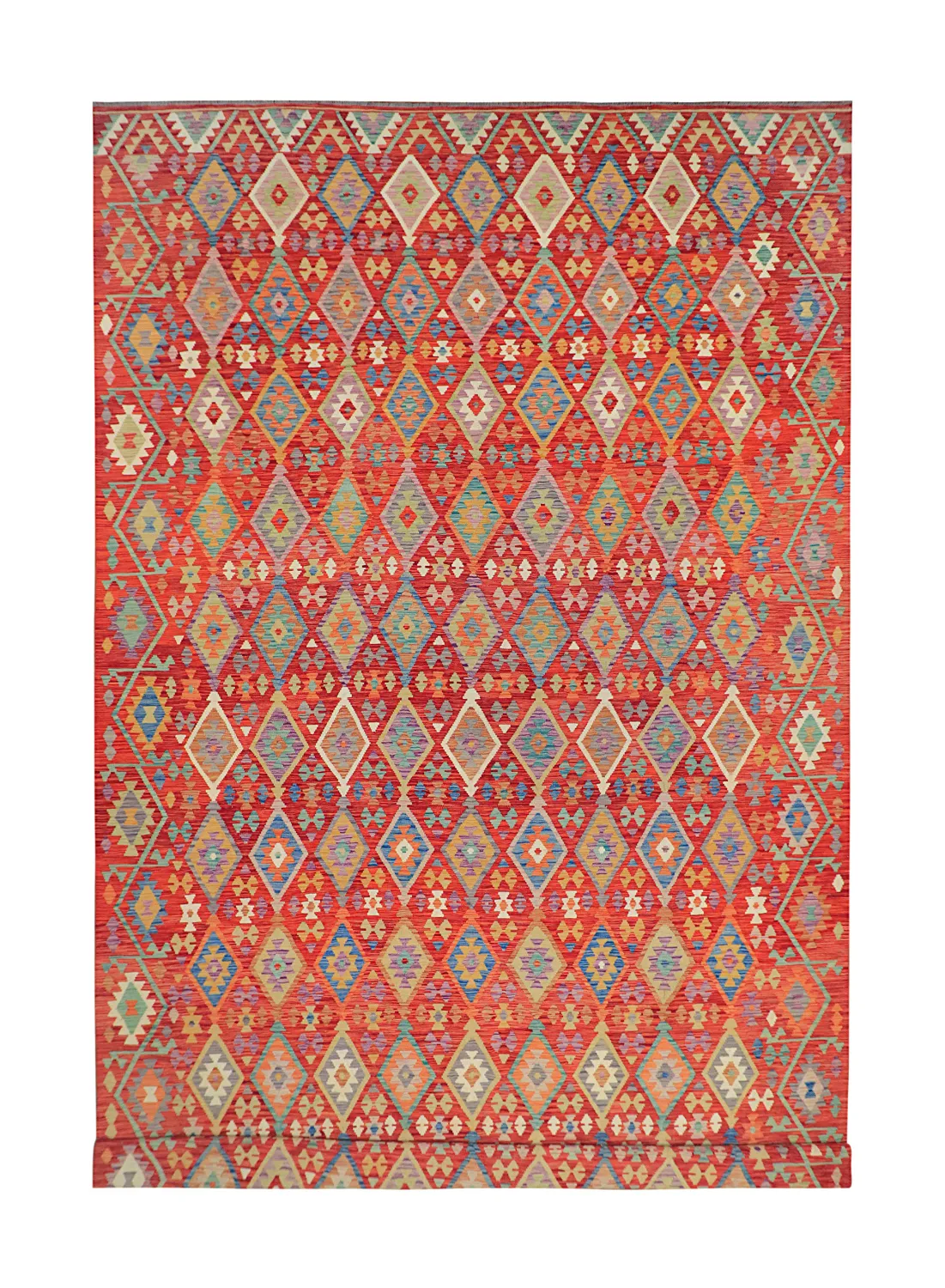 Dywan Orientalny - Vegi Kelim Hand Woven - 303 x 491 cm