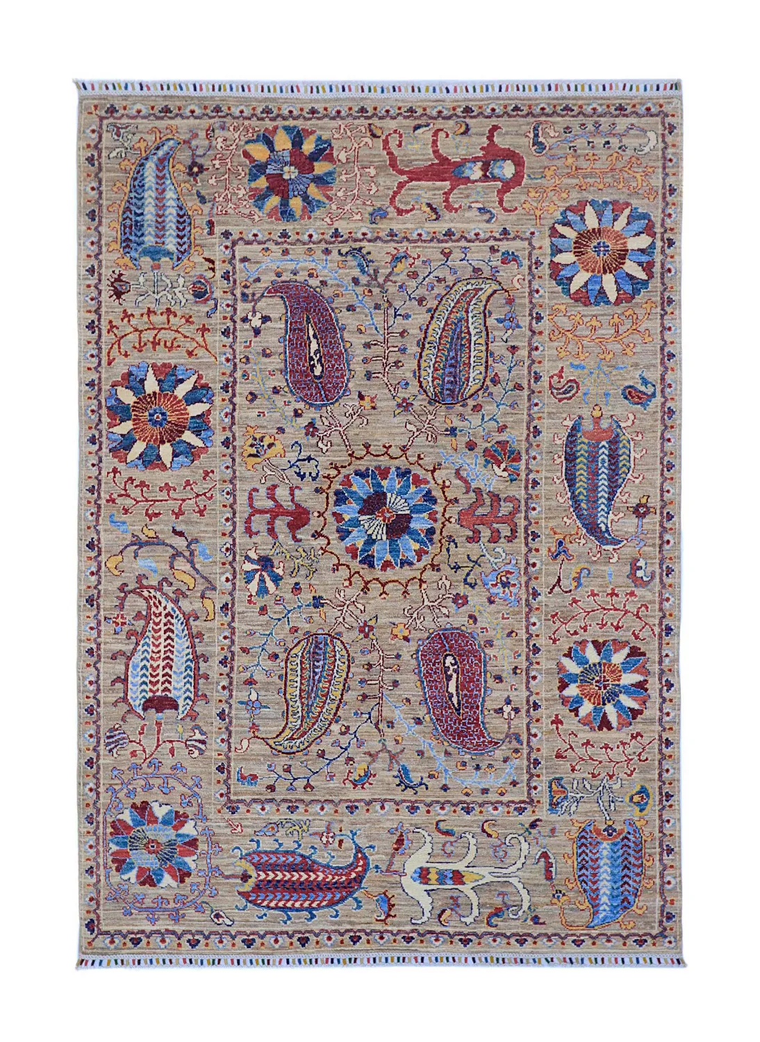 Dywan Orientalny - Chaman Rug Hand Knotted - 163 x 236 cm