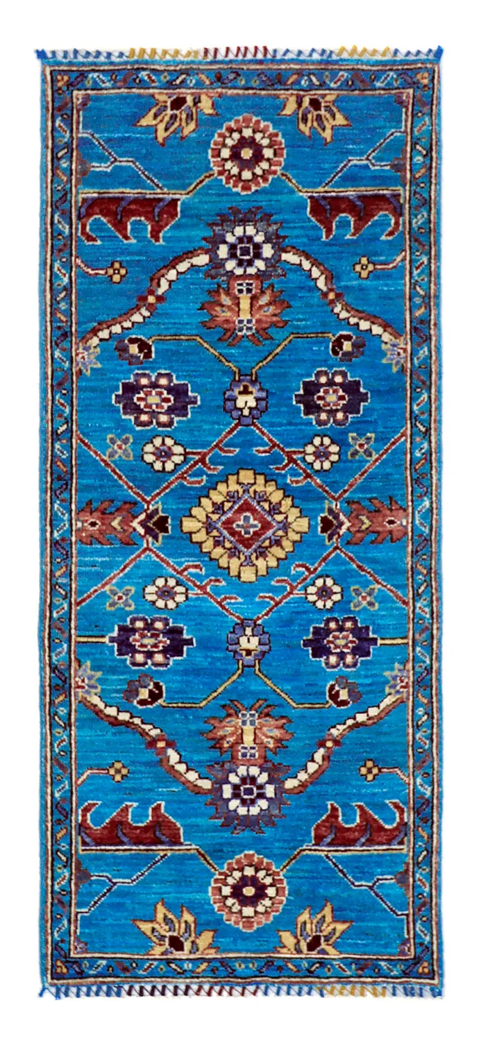Dywan Orientalny - Chaman Rug Hand Knotted - 62 x 149 cm
