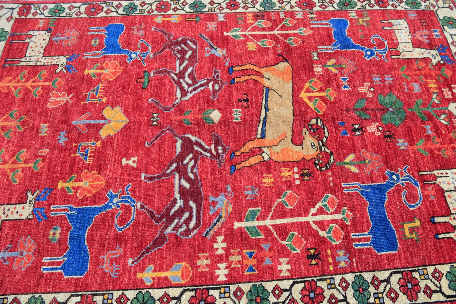 Dywan Orientalny - Tribal Hand Knotted - 158 x 239 cm