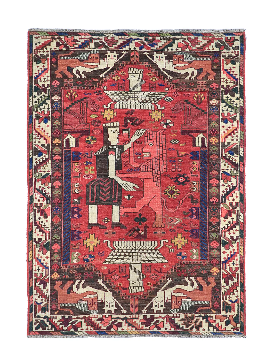Dywan Orientalny - Tribal Hand Knotted - 154 x 221 cm