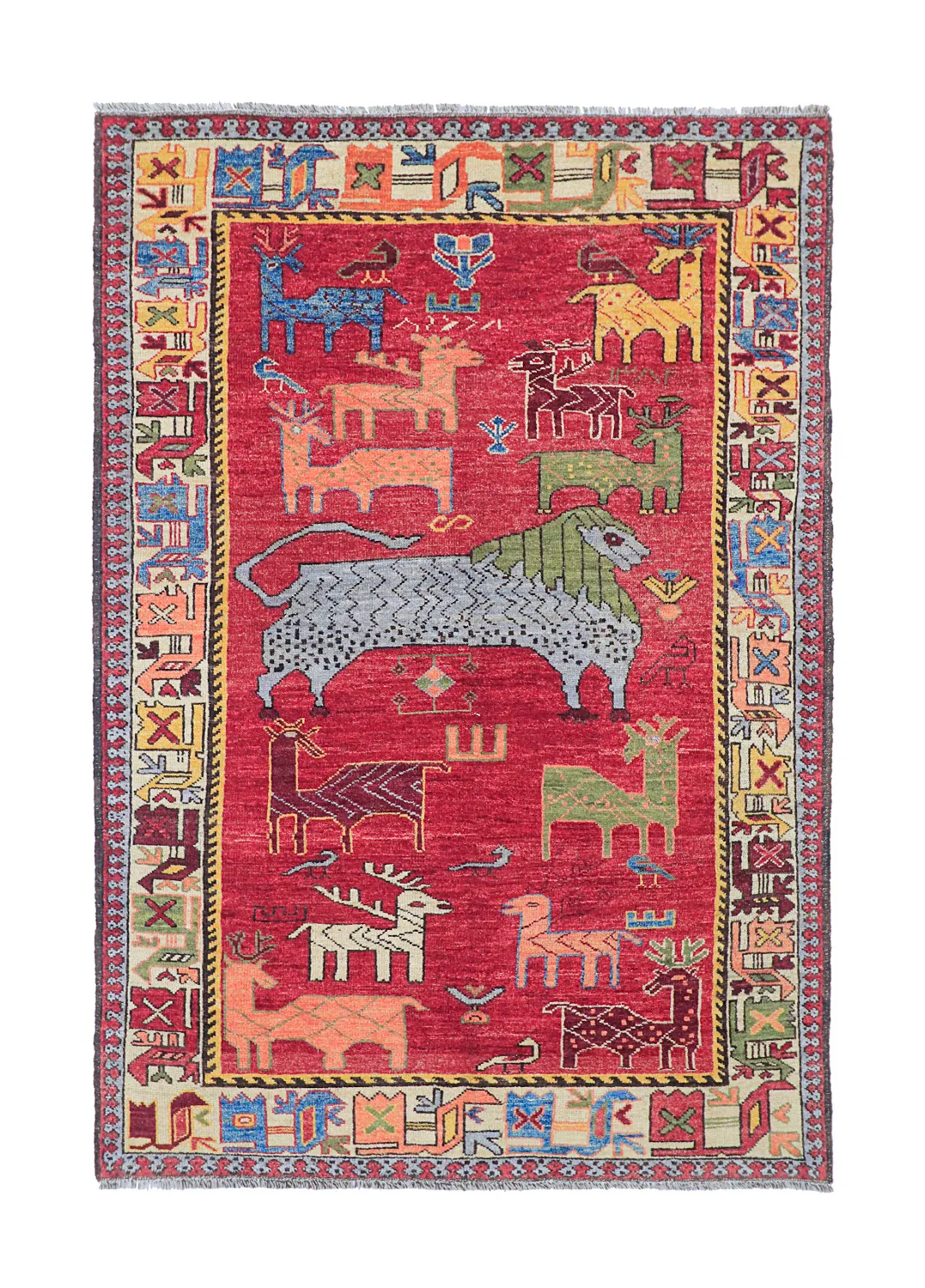 Dywan Orientalny - Tribal Hand Knotted - 153 x 213 cm