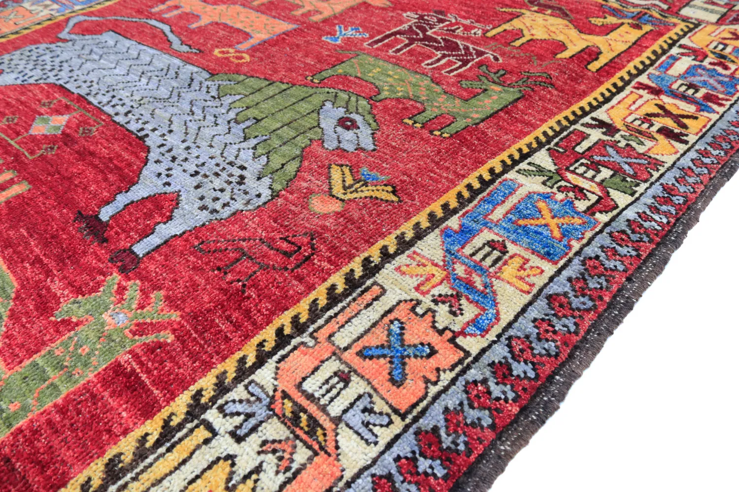 Dywan Orientalny - Tribal Hand Knotted - 153 x 213 cm