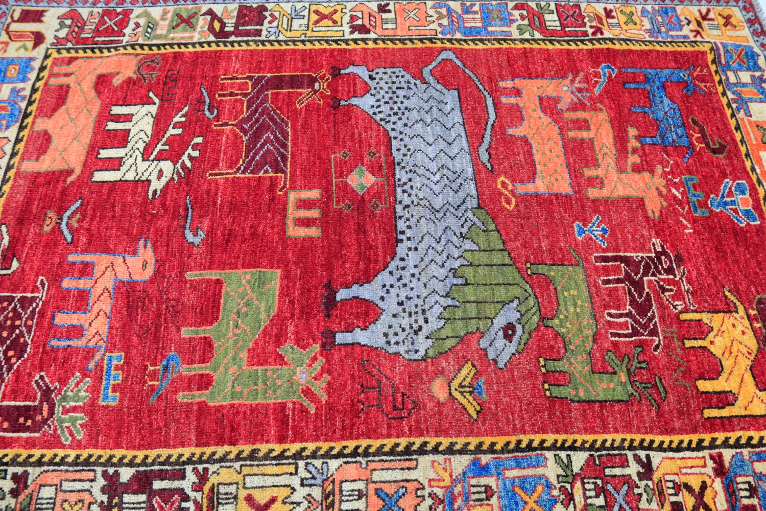 Dywan Orientalny - Tribal Hand Knotted - 153 x 213 cm