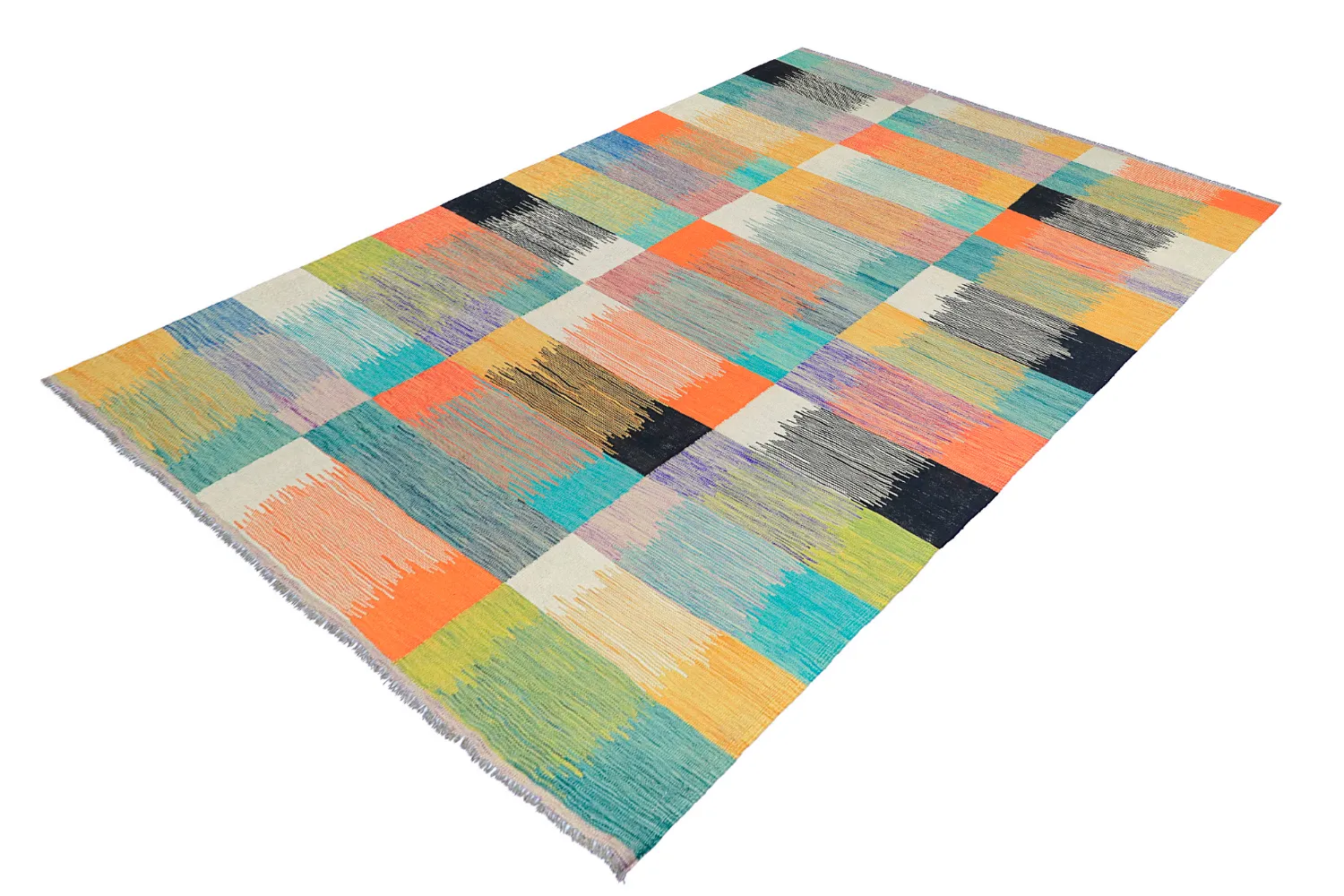 Dywan Orientalny - Kelim Hand Woven - 197 x 299 cm