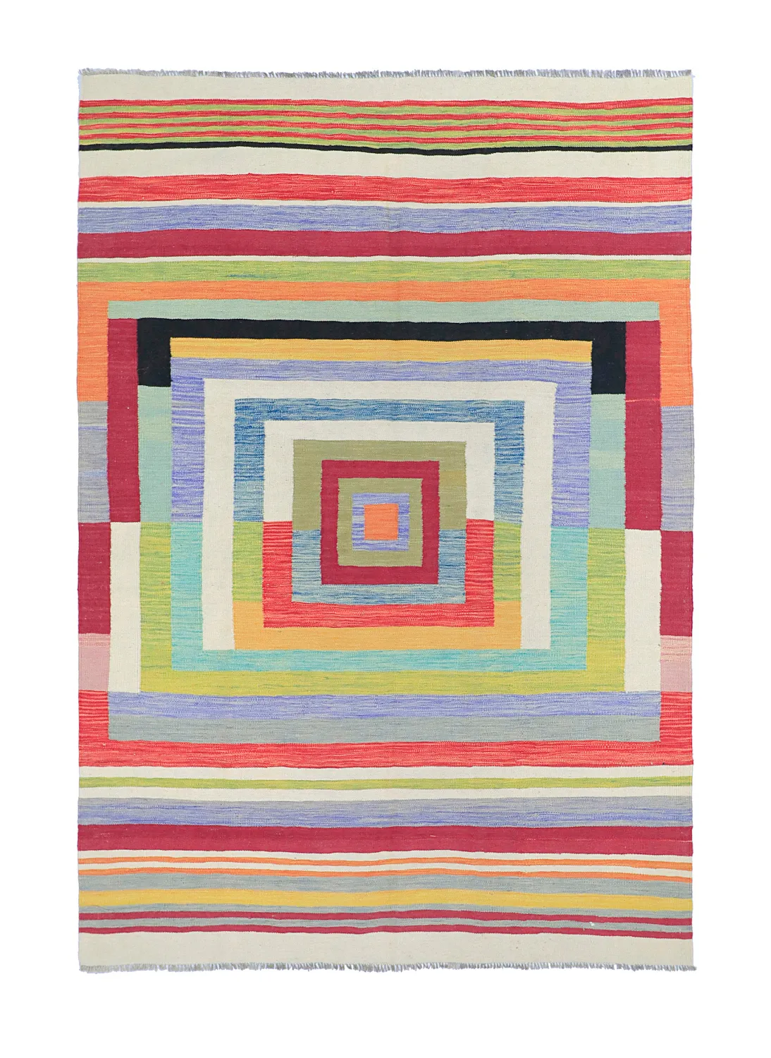 Dywan Orientalny - Kelim Hand Woven - 172 x 244 cm