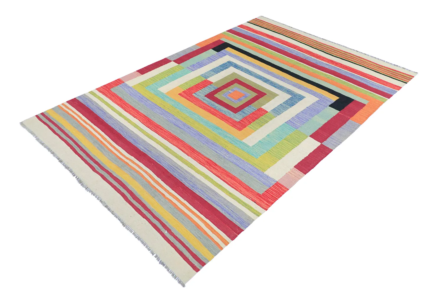 Dywan Orientalny - Kelim Hand Woven - 172 x 244 cm